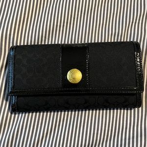 Black Coach Wallet